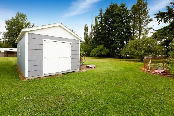 Storage Shed Assembly in Cocoa