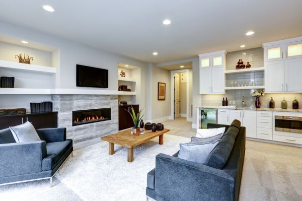 Fireplace Shelf Mounting in Cocoa